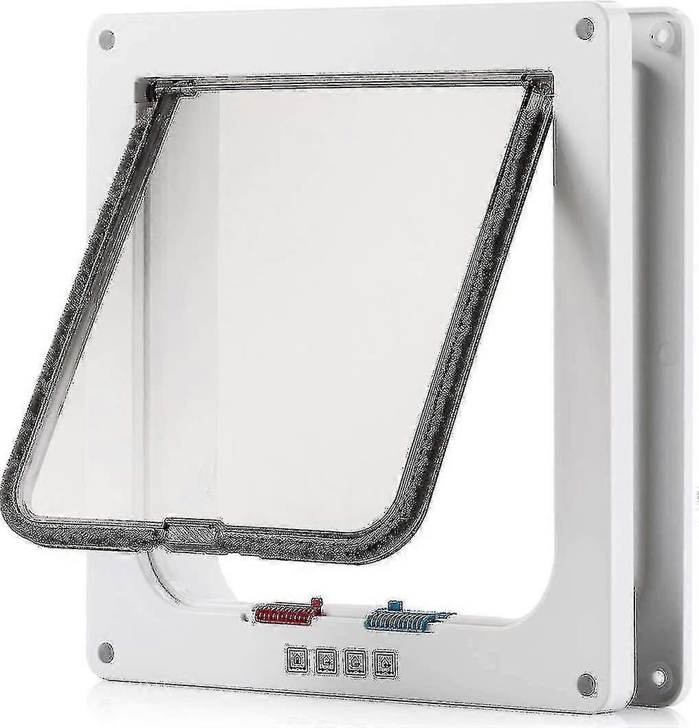 Large Weatherproof 4-Way Locking Cat Flap