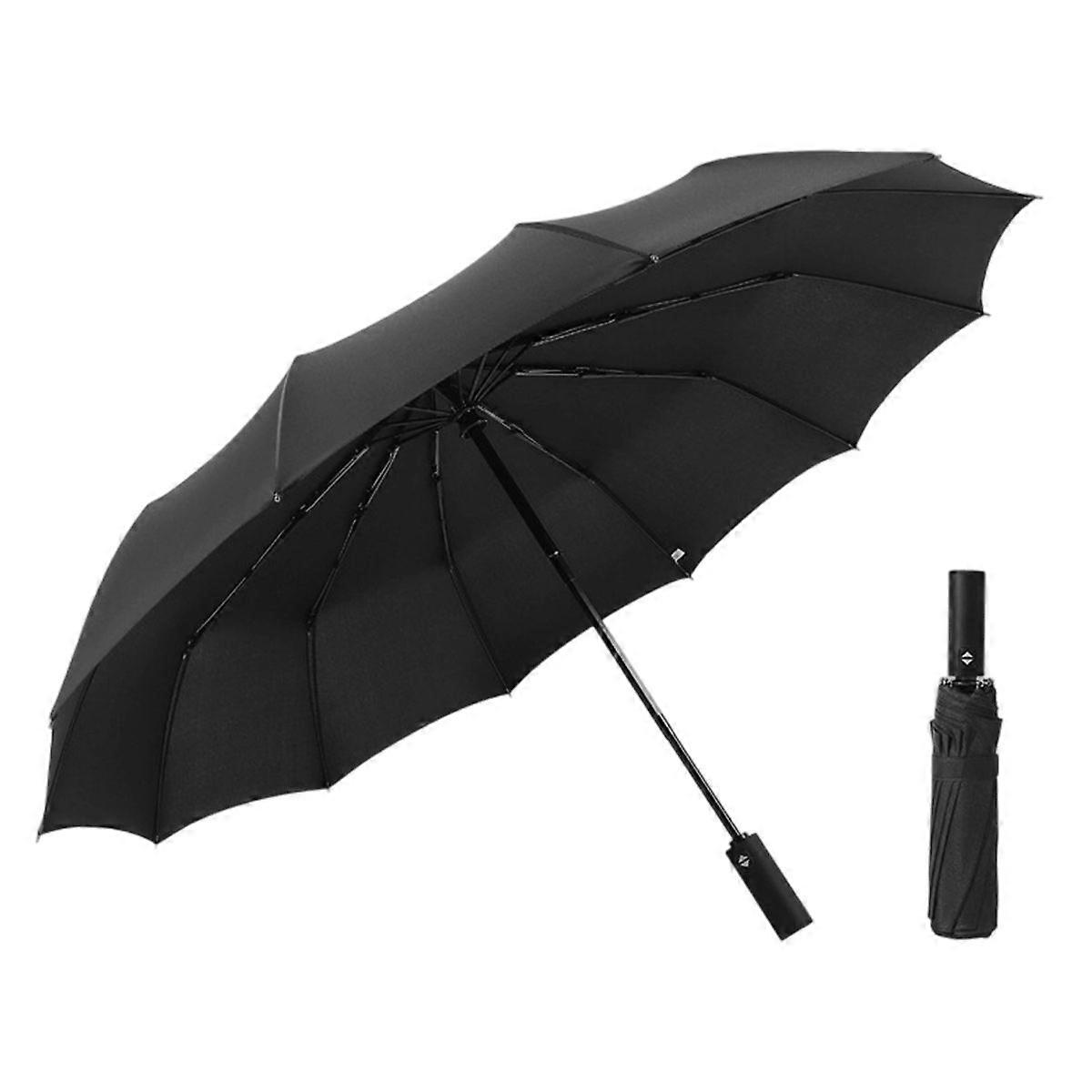 Auto-Open Auto-Close Windproof Waterproof UV-Protective Folding Umbrella