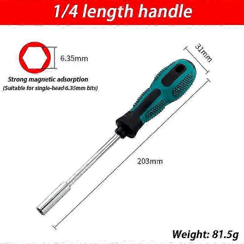Magnetic CR-V Slotted Screwdriver Set 9pc