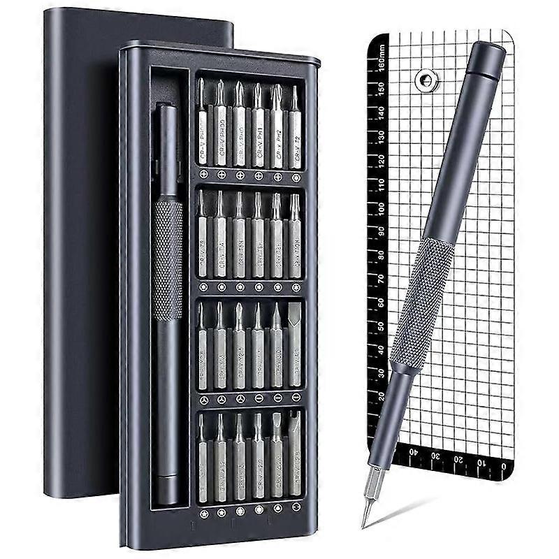 Precision Screwdriver Kit - 24 Magnetic Bits - Pocket Screwdriver - Mini Screwdriver - Repair Tool Kit