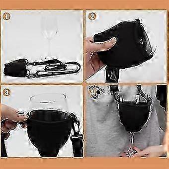 4PCS Flexible Wine Glass Neck Strap