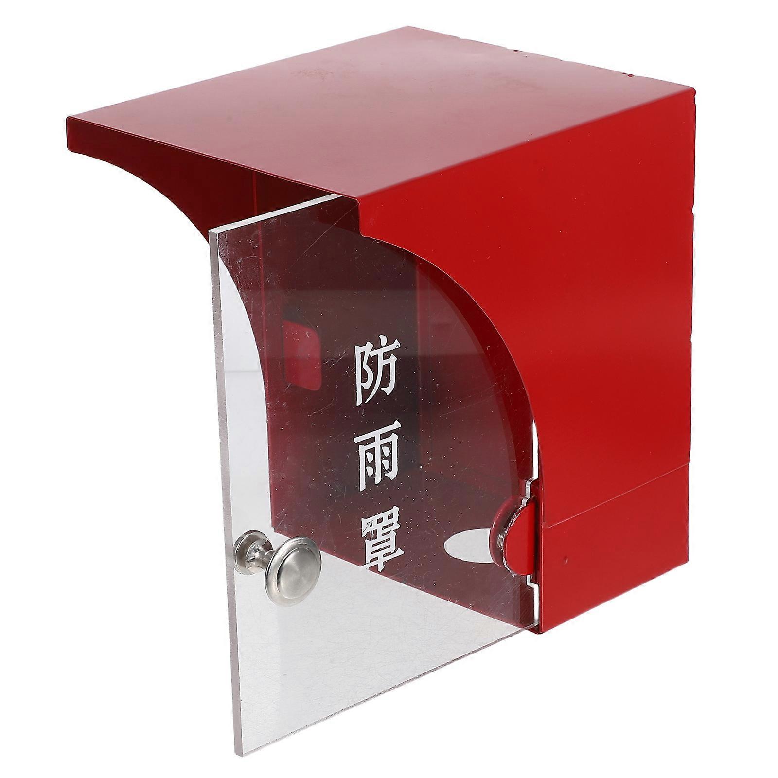 Red Fire Call Point Protector for Manual Alarm Button