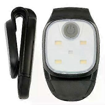 LED Clip Light 4 Lighting Modes Clip On Light Safety Warning compatible with Jogging Night Walking compatible with Fishing Hiking USB Rechargeable