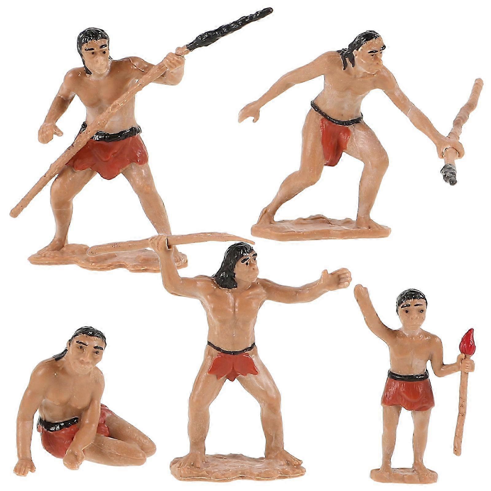 Primitive Man Resin Models 5Pcs