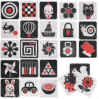 Visual Stimulus Cards Cognitive Cards for Kids Playing 1Set Colorful