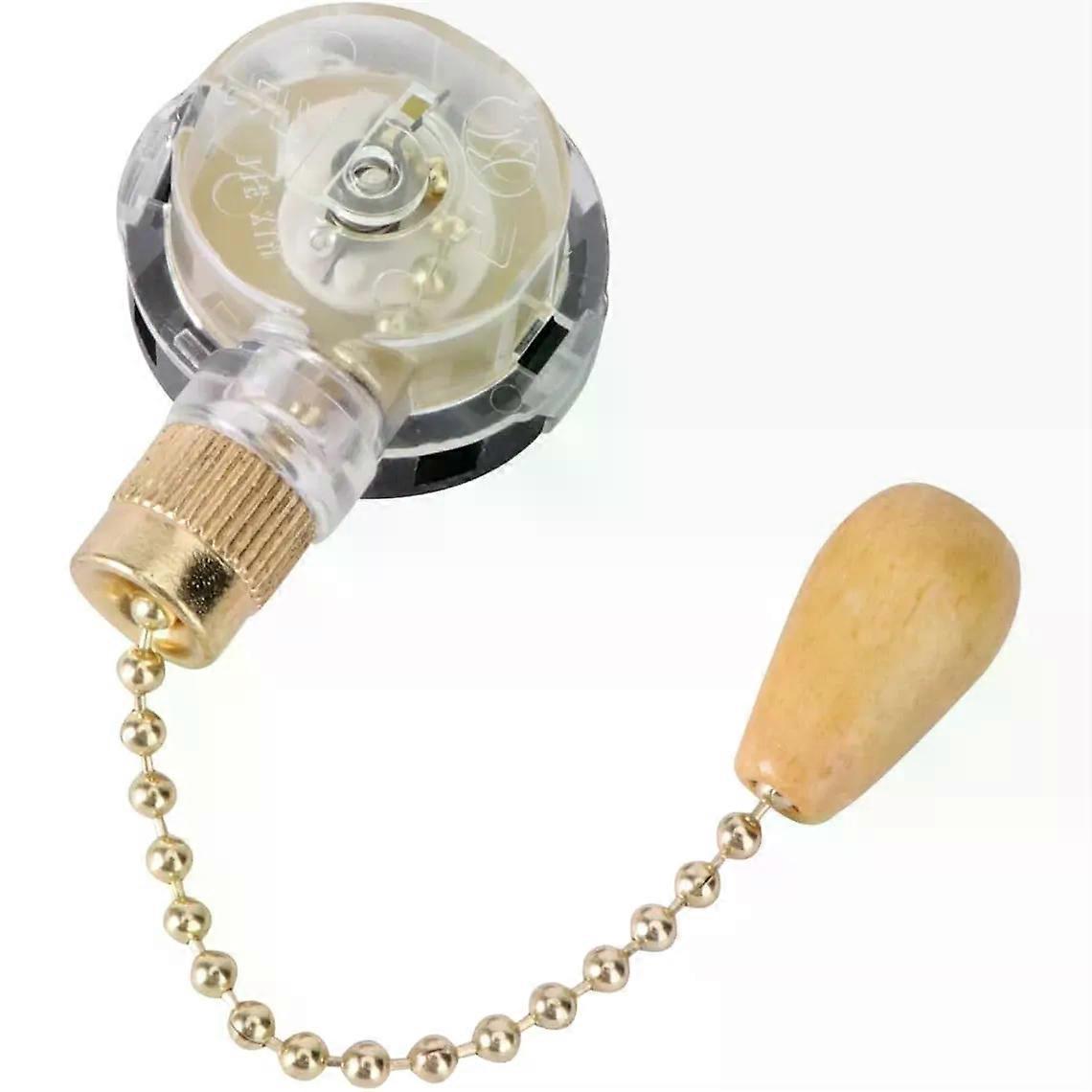 3pcs Speeds Adjustable Ceiling Fan Pull Chain for Fan Chain Light Lamp Replacement Pull Cord Control Long for Ceiling