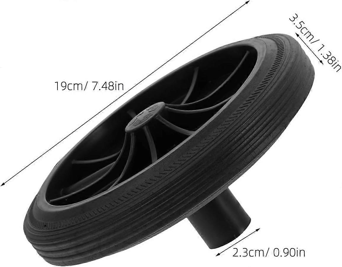 Trash can Wheels Replacement Garbage Bin Casters 2pcs