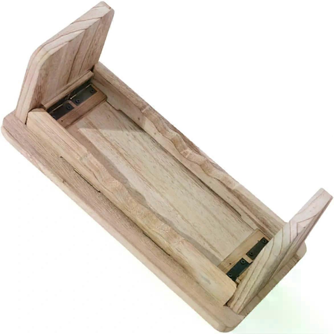Foldable Solid Wood Meditation Stool for Seiza Sitting