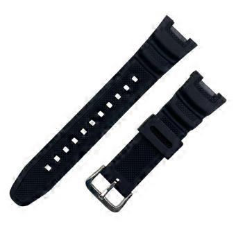 Cinturino regolabile per orologio della serie SGW-100 di Asio, realizzato in silicone morbido, traspirante e resistente all'usura. Ideale per polsi di diverse dimensioni.