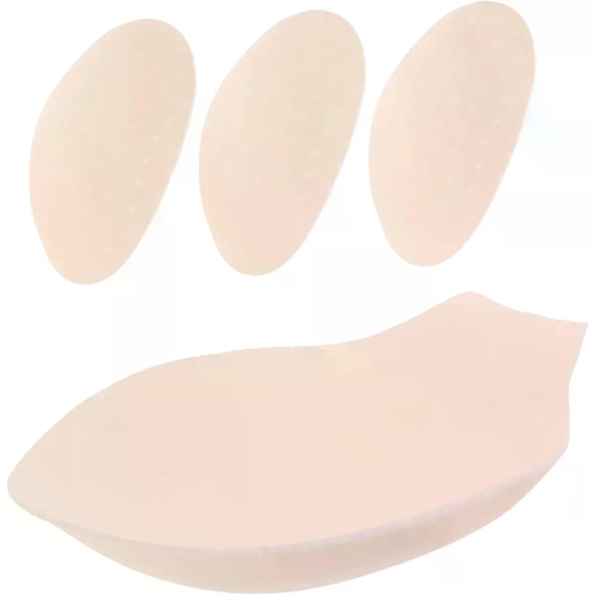 4pcs U Shaped Bulge Pads for Men Polyester Briefs Beige