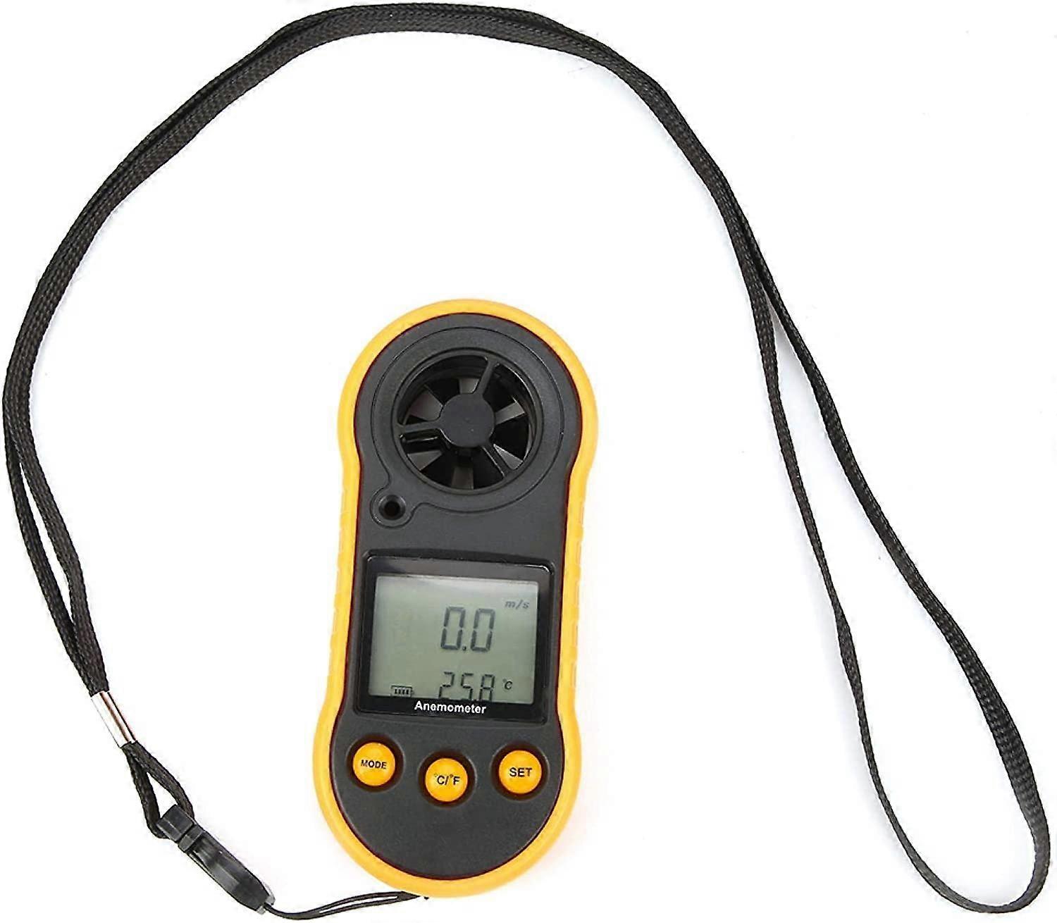 Digital Anemometer Anemometer Portable Anemometer Wind Temperature Wind Test Instrument 344.