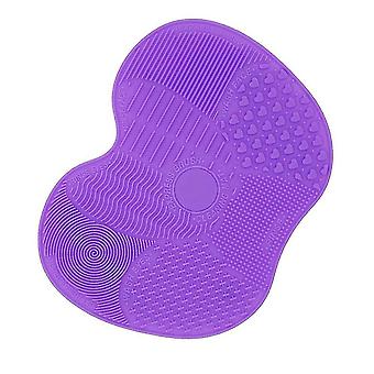 Silikon Make-up Pinsel Reinigungsmatte Kosmetische Bürste Reinigungsmatte Tragbar