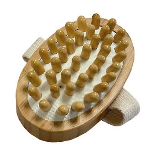 Bamboo anti-cellulite massage brush 1 unit