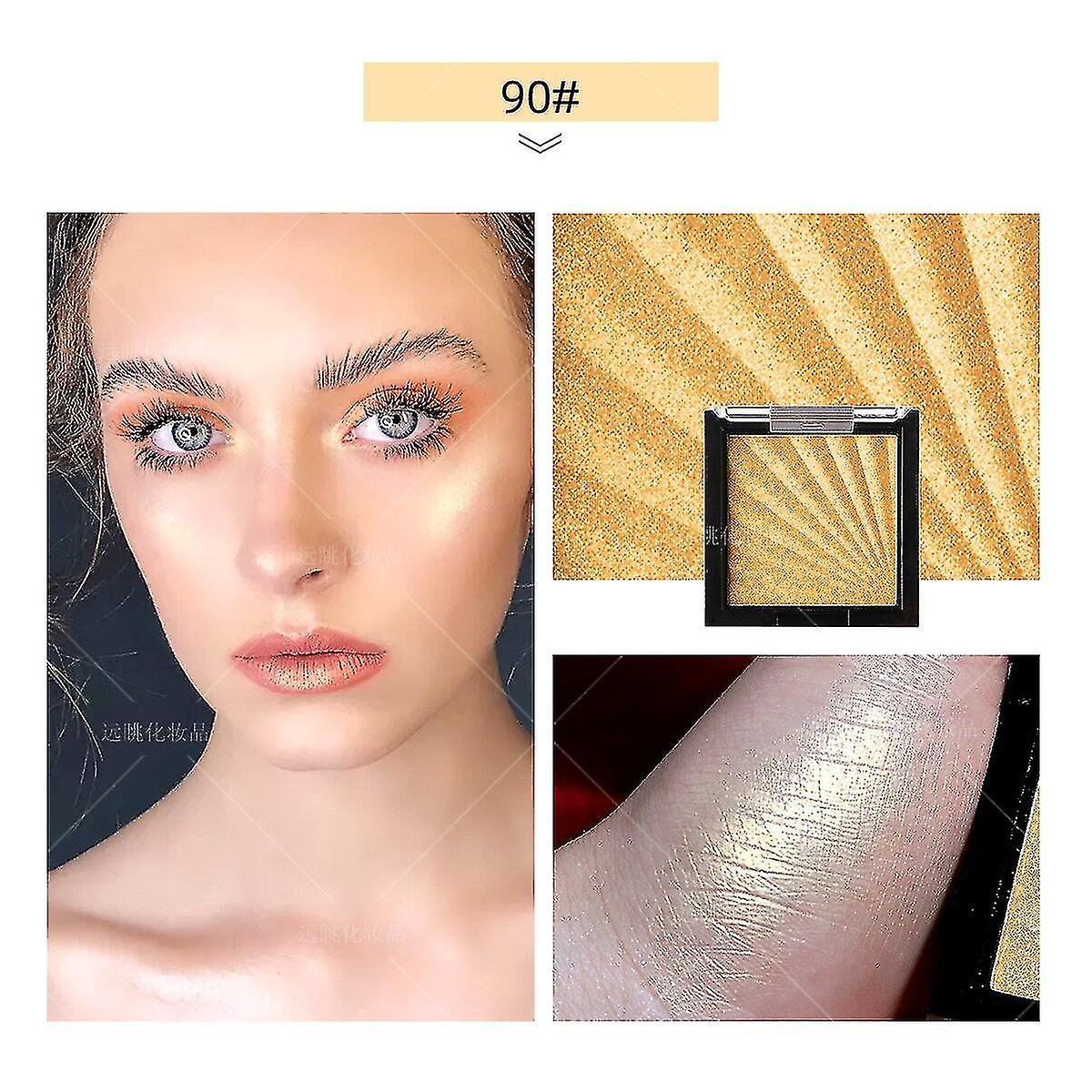 High Gloss Powder Brightening Powder Cake Three-dimensional V Face Nose Shadow Trimming Shadow Tray Makeu
