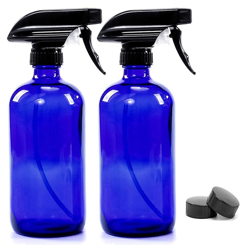 2pcs 250ml Empty Glass Spray Bottles Refillable Container for Essential Oils
