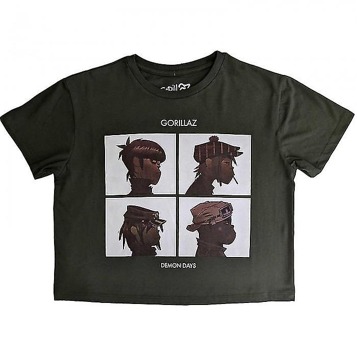 Gorillaz Womens/Ladies Demon Days Crop Top