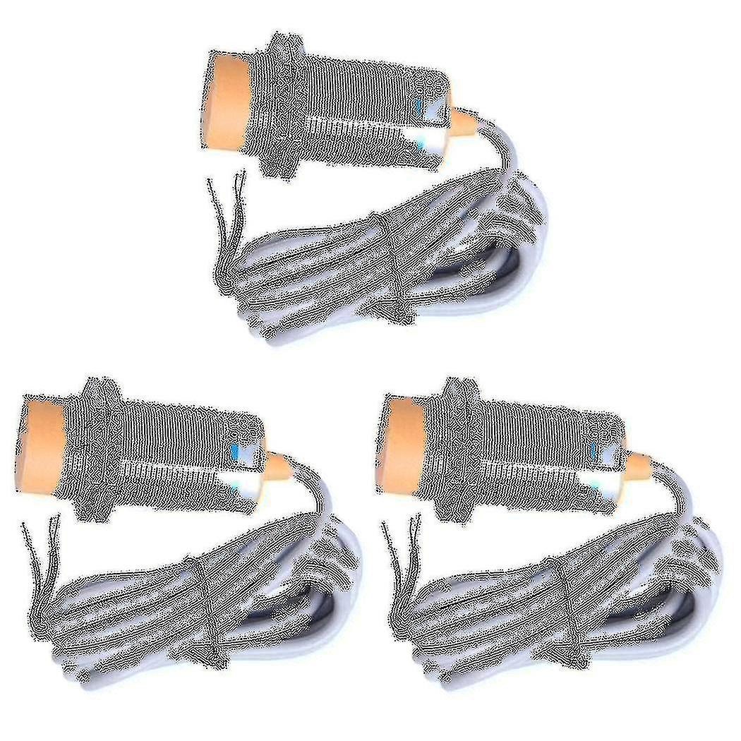 3x Ljc30a3-h-z/ay 1-25mm Capacitance Proximity Sensor Switch Pnp Nc Dc 6-36v 300ma