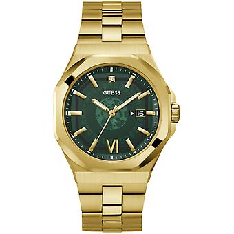 Guess watches gents emperor Analog Men's Watch Quartz with Gold-plated Stainless Steel Bracelet GW0573G2