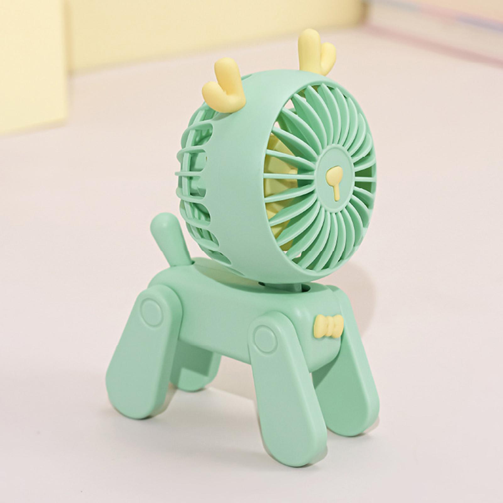 Rechargeable Electric Table Fan Long Endurance Rotatable Table Fan For Office School Class Meeting