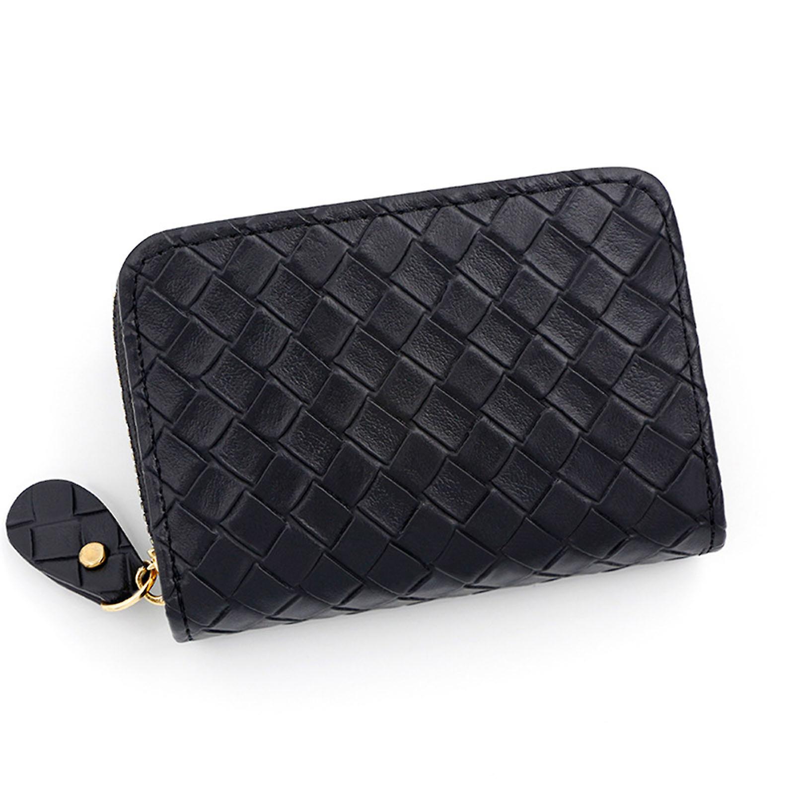 18 Card Holder Vintage Woven Organ Card Holder Large Capacity Simple Card Bag for Women Girl
