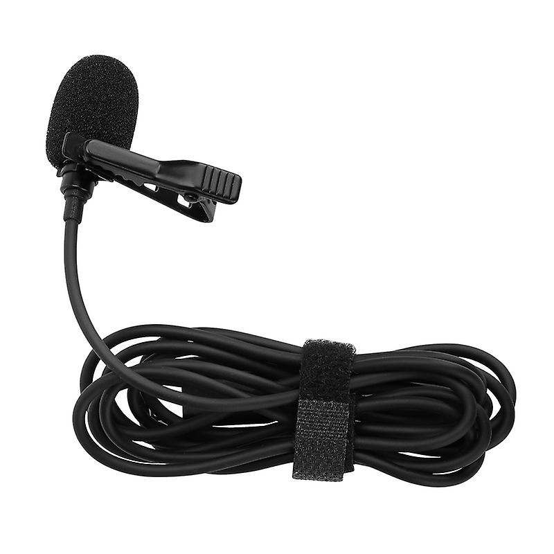 Panoramic Camera Clip-on Microphone Lapel Mic Plug-and Play