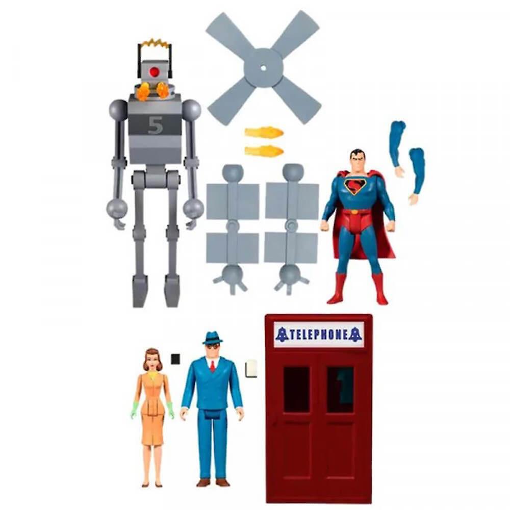 Highly Detailed Superman Mech Monsters 5 Points Action Figure Deluxe Box Set