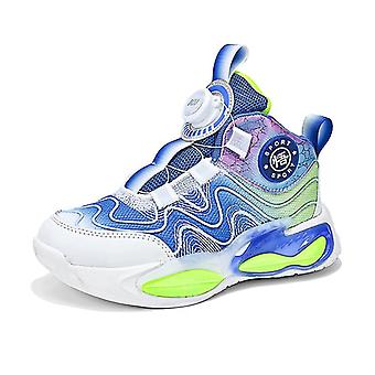 Kinder Basketball Schuhe Hohes Obermaterial Atmungsaktive Sportschuhe Anti Rutsch Jungen Turnschuhe