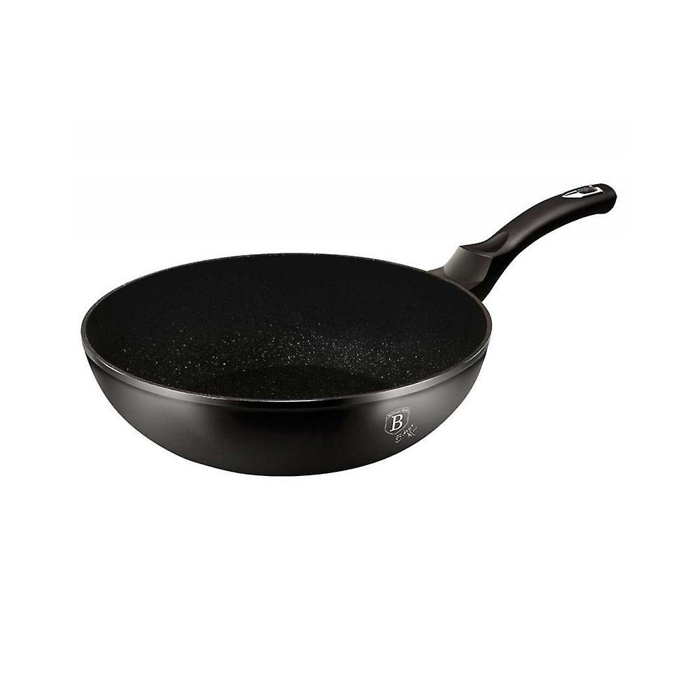 Berlinger Haus granite wok 28cm Black Silver 8635
