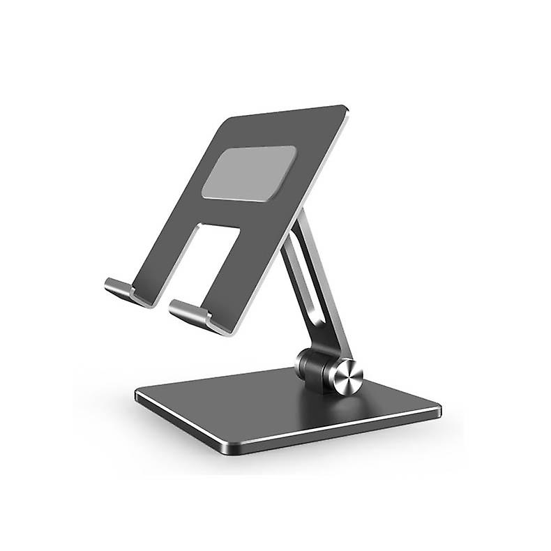 Tablet Stand Multi Angle Adjustment Folding Stable Aluminum Alloy Tablets Holder for Home Office Travelling MT134 Grey