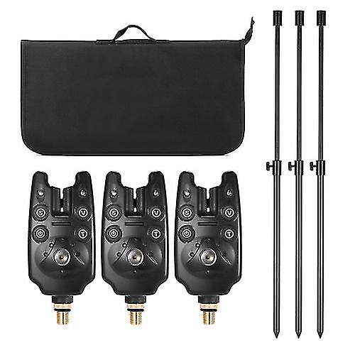 Bitlarm Fiske Bitlarm Fiske Bankstick Set med vadderad fiskeverktygsväska