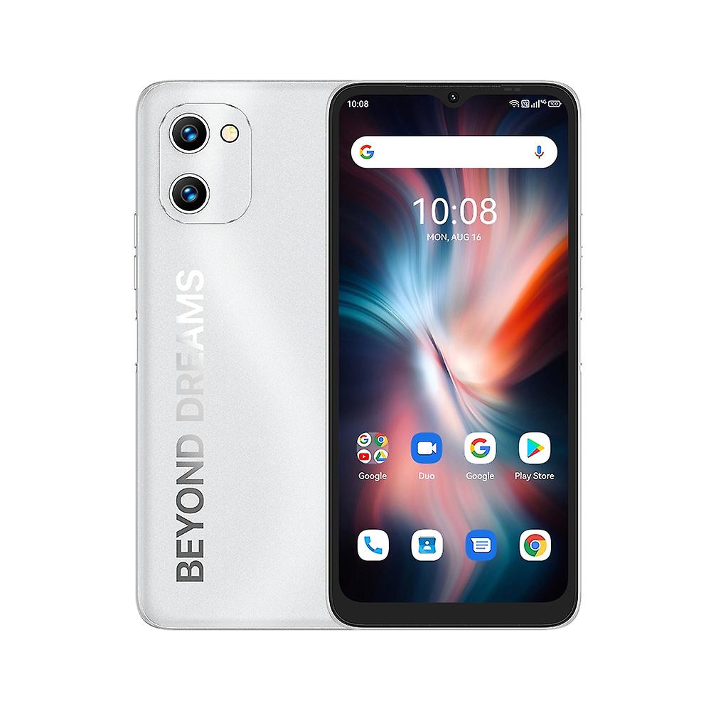 UMIDIGI C1 Max 50MP Camera 6GB 128GB Phone 6.52 inch Android 12 5150mAh Octa Core 4G Silver