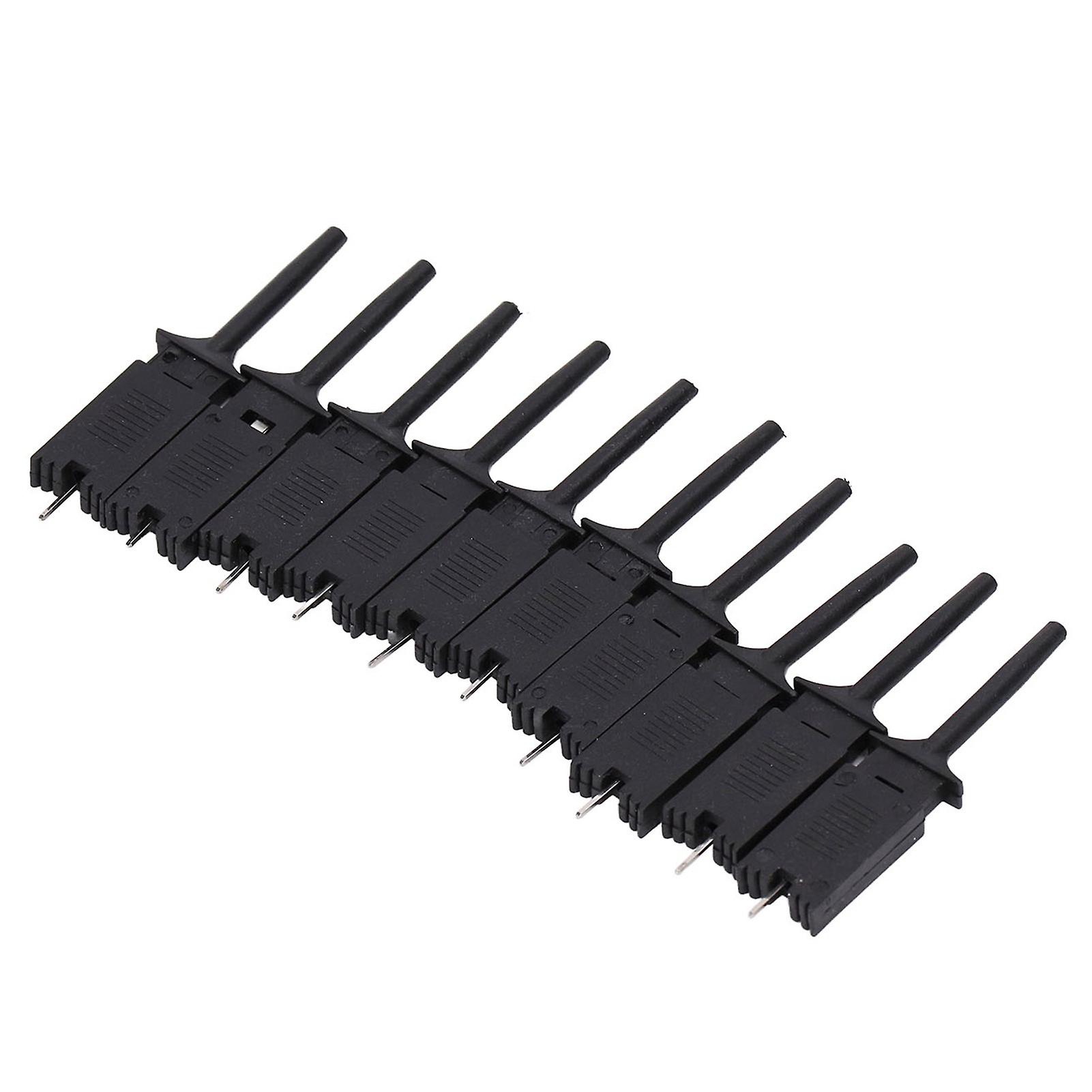 10Pcs Test Hook Clips SMD IC Mini Jumper Probe for Logic Analyzer Electronic Experiment