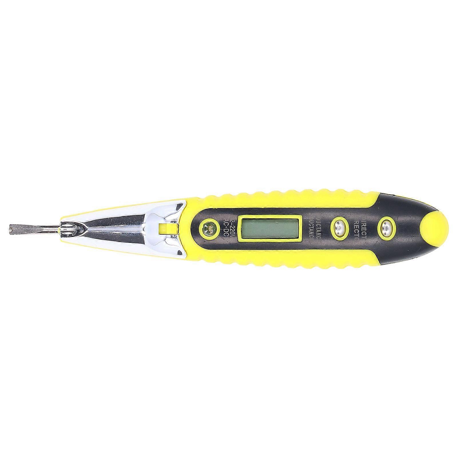 LED Multifunctional Digital Electric Tester Pen 12‑ Non Contact Circuit Voltage Detector for Household