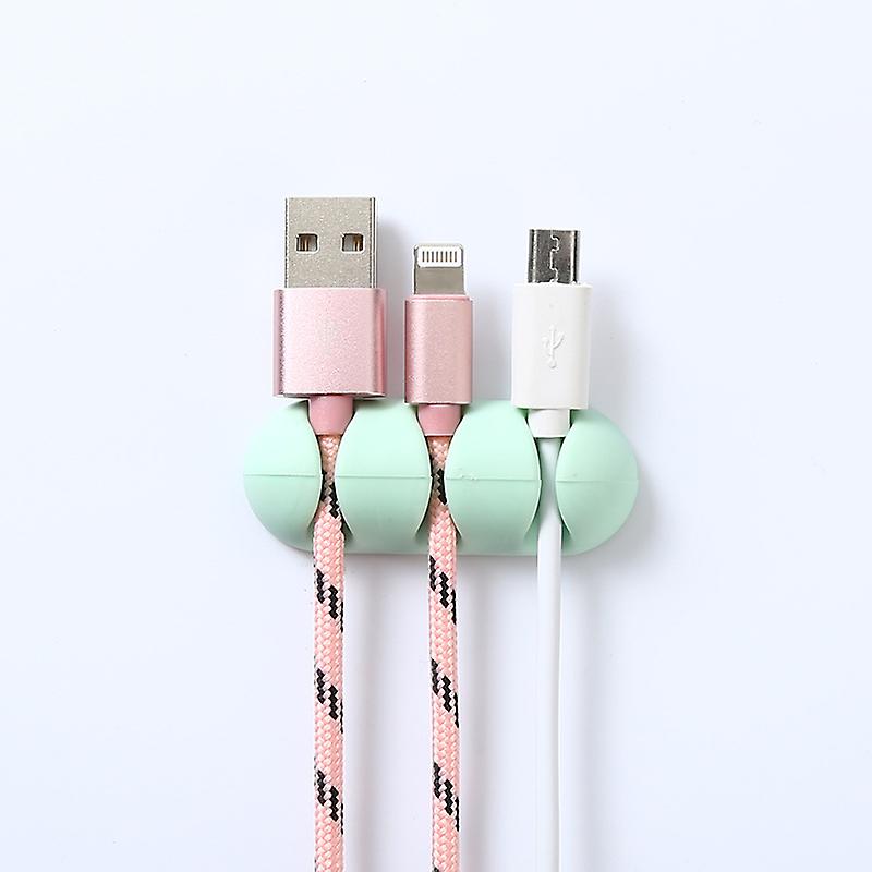 6 Pcs Cable Holder  Self-Adhesive Cable Clips  Cable Holder System  Cable Clips for Charging Mouse Cables