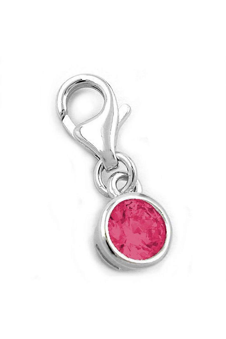 Pendant Charm Zirconia 5mm Silver 925 - Gl93166