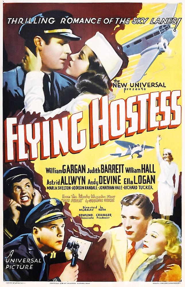 Flying Hostess U Poster
