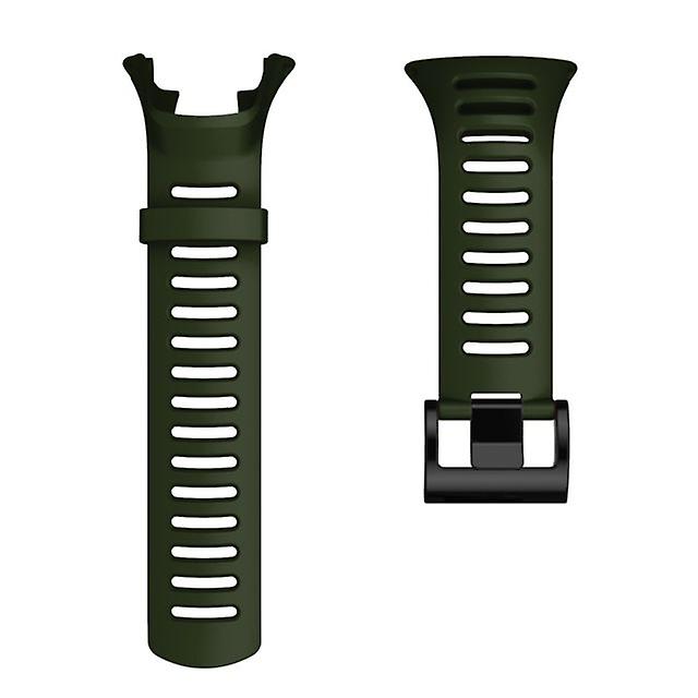 Replacement  TPE watchband for SUUNTO AMBIT3 Green