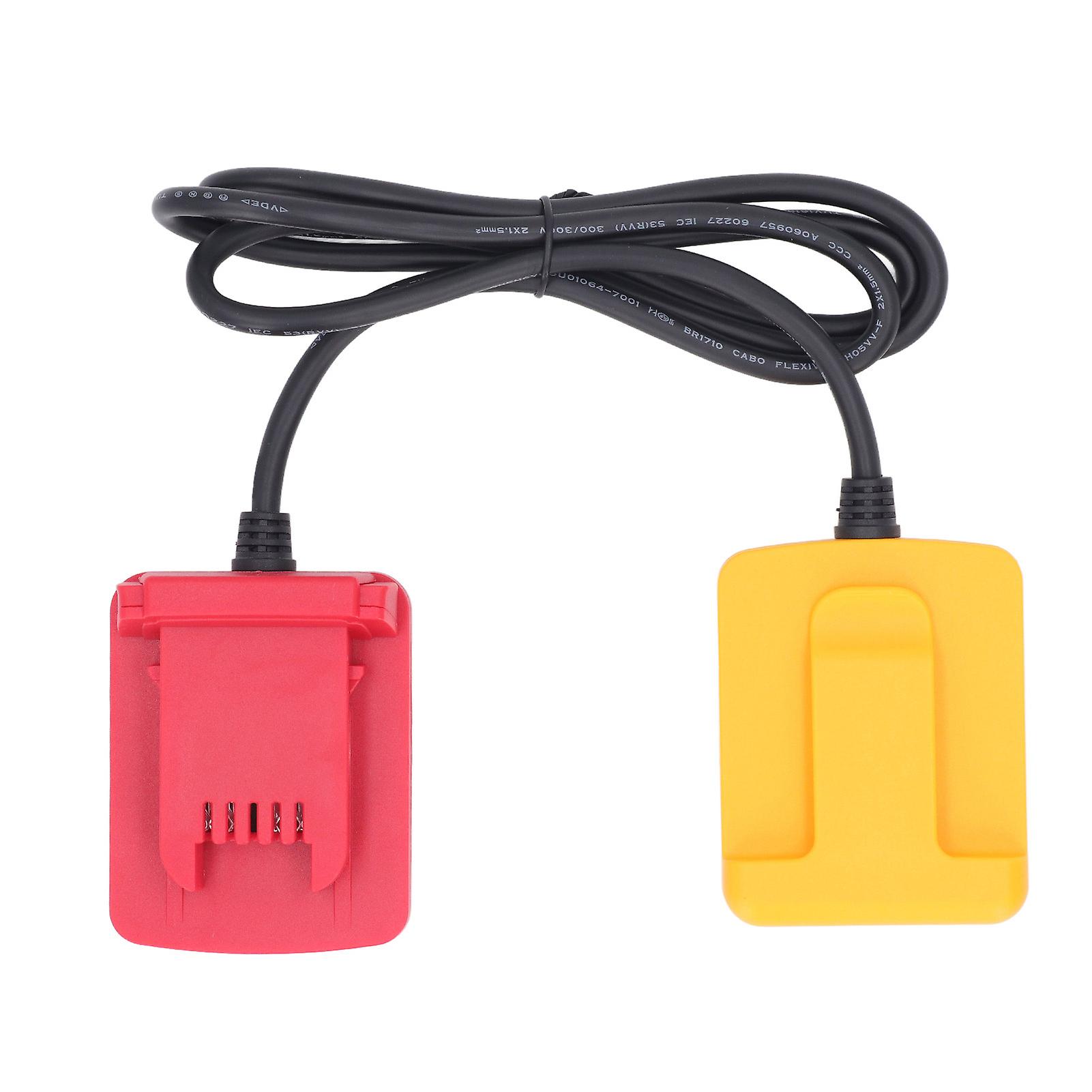 Lithium Battery Adapter Extension Cord Weight Reducer for DCB204 18V Li Ion Batteries 48 11 1811 Port Electric Tools