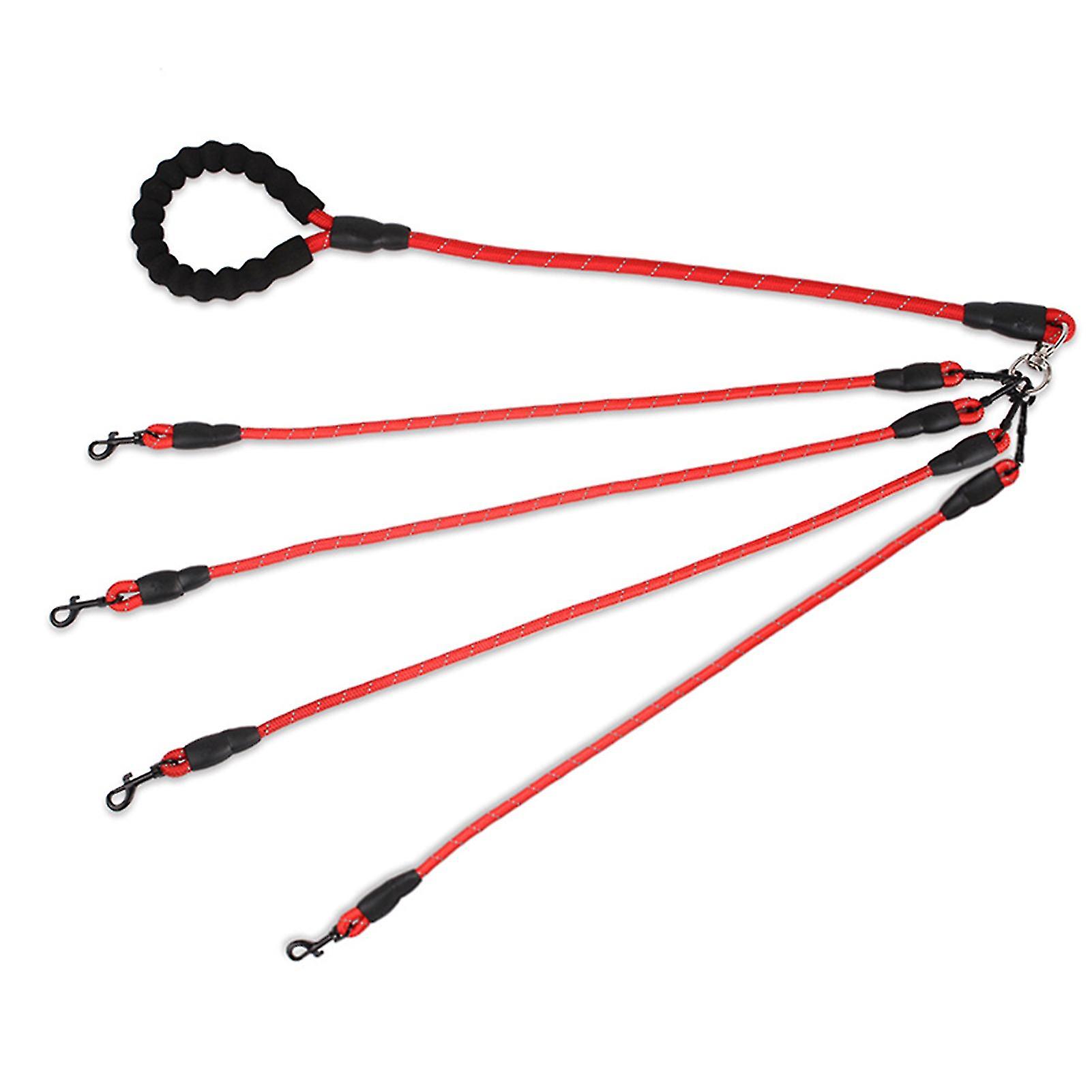 Multi-way Woven Tractions Leash No Tangles Wearable Leash Simultaneous Tractions Multiple Dog