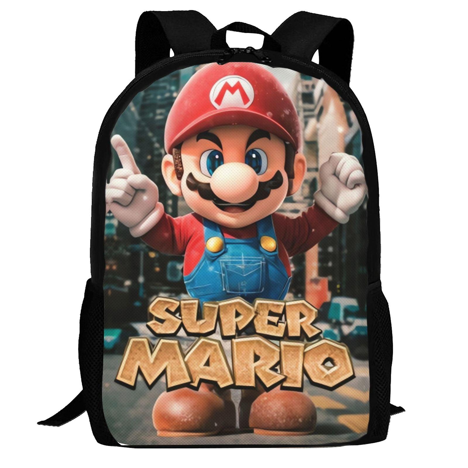 Super Mario Backpack,Laptop Backpack Lightweight Casual DaypackMulti-Function Travel Backpack