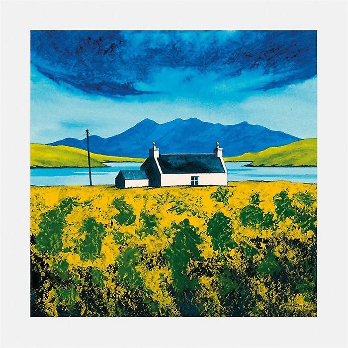 Anthony Barber Loch Erisort - Spring Mounted Print