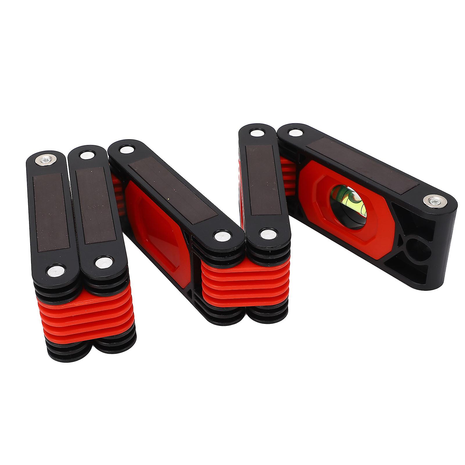 Foldable Bubble Level Ruler with Magnet High Accuracy Expandable Level Angle Measuring Tool
