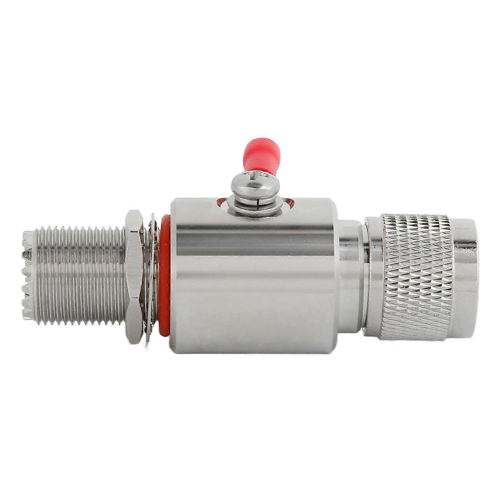 Lightning Arrestor Uhf Coaxial Lightning Surge Protector For Cb Radio Ham Radio Gear 2 Way Base Stations