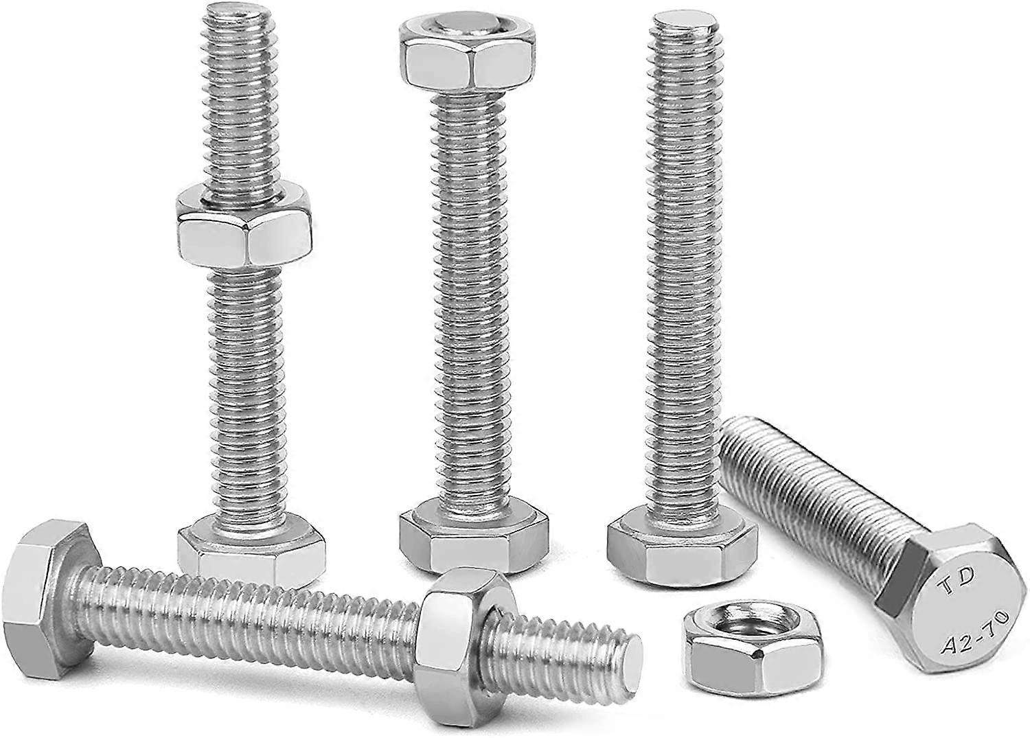 5 PCS M6*40 Hex Head Screw SocketKit