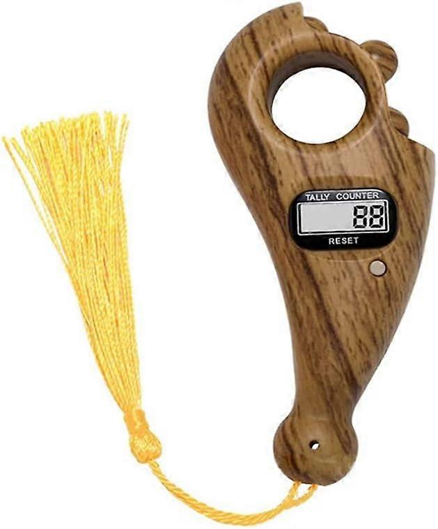 1Piece Digital Bead Counter, Digital Finger Counter, Buddha Bead Counter, for Meditation, Relaxation, Buddhist Prayer