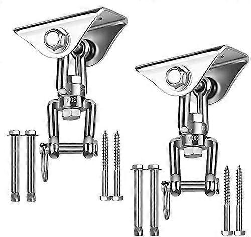 450kg capacity stainless steel 360 turn ceiling hooks swing, swing hook, suspension hook with screw for concrete wood sets playground veranda seat tr