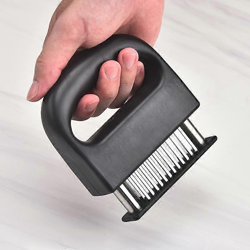 Meat Tenderizer Tool, Meat Tenderizer Stapler with 48 Stainless Steel Ultra Sharp Needle Blades, Compact Cooking Tool for Tenderizing Beef Chicken Tu