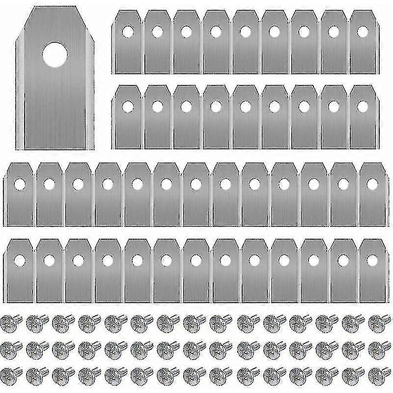 45 X Titanium Knife Blades For All Husqvarn/automower/yardforce/gardena Robotic Lawn Mowers