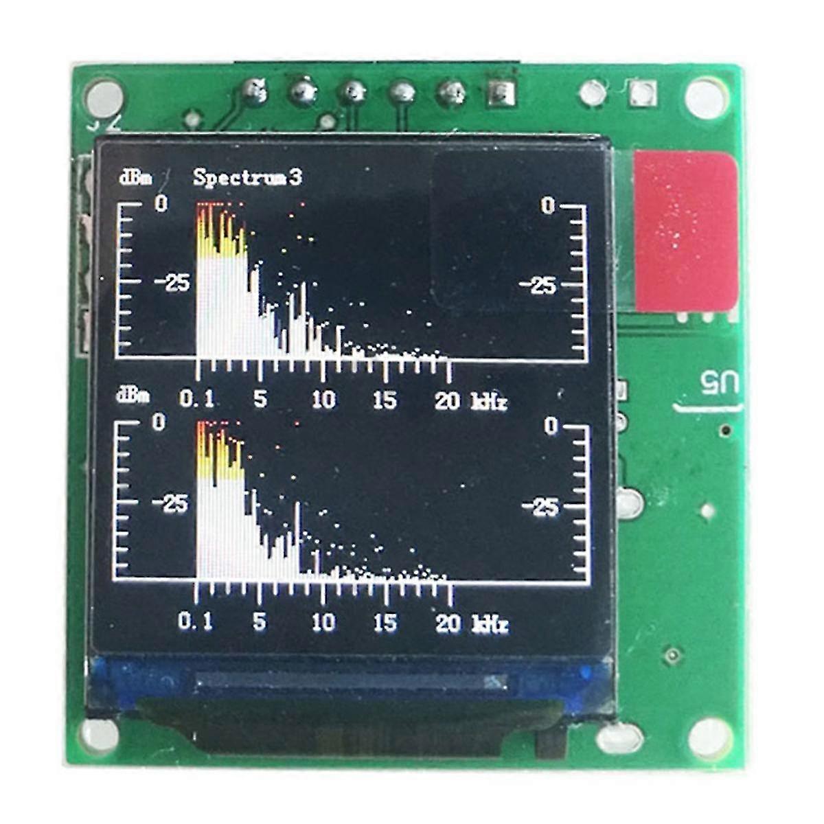 Music Spectrum Display Analyzer 1.3 Inch Lcd Mp3 Power Amplifier Audio Level Indicator Rhythm Balan