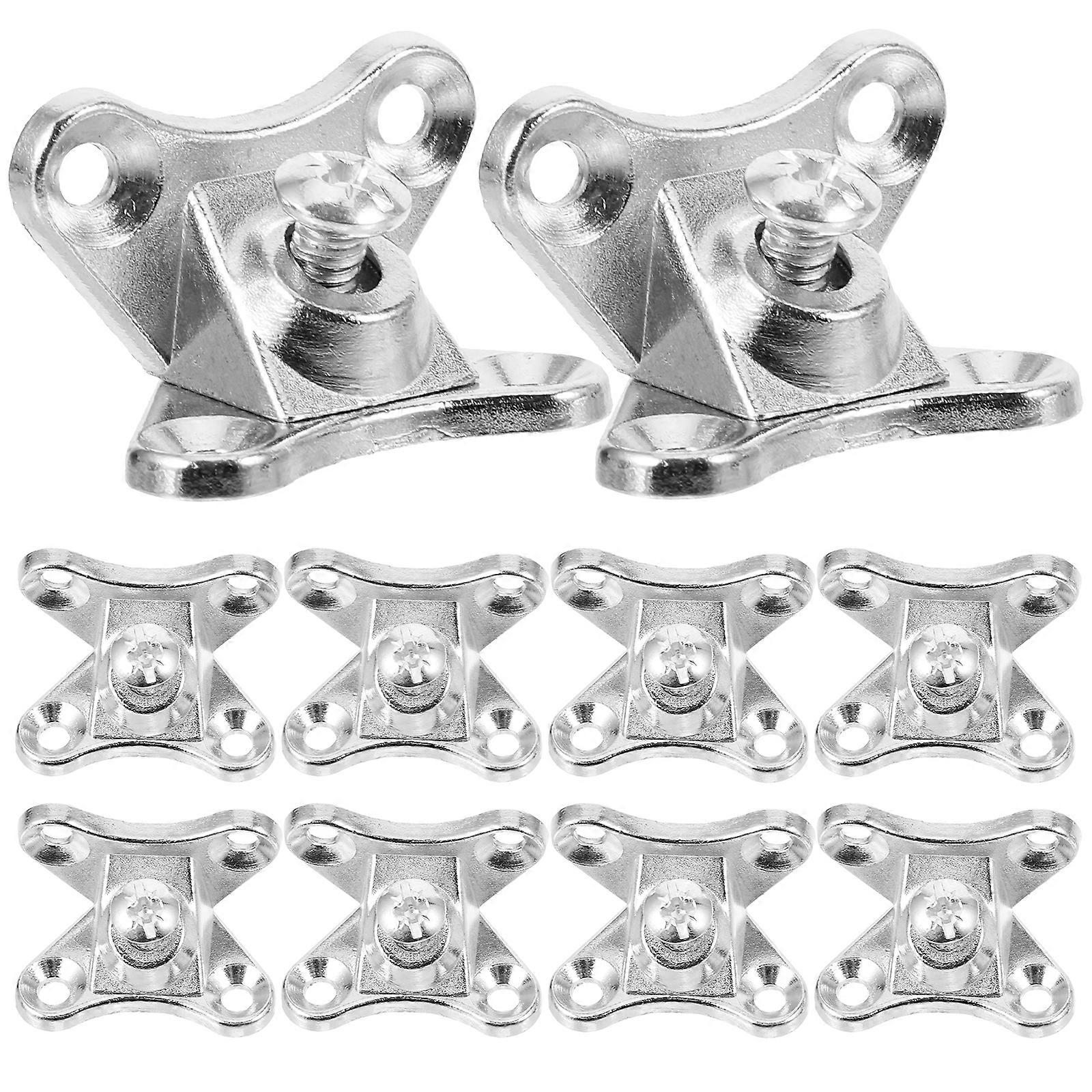 12pcs Corner Brace Joint Fastener Shelf Bracket And Support Table Corner Bracket